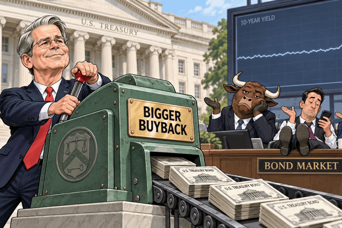 Treasury Department Announces Even Bigger Bond Buyback; Market Shrugs