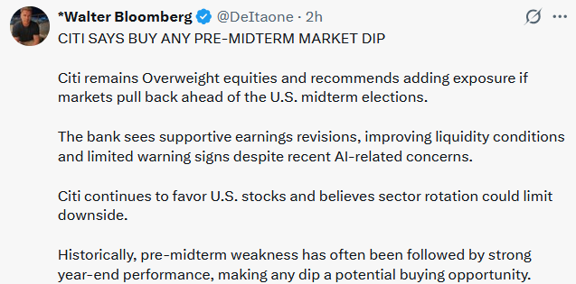 tweet sector rotation buy the dip