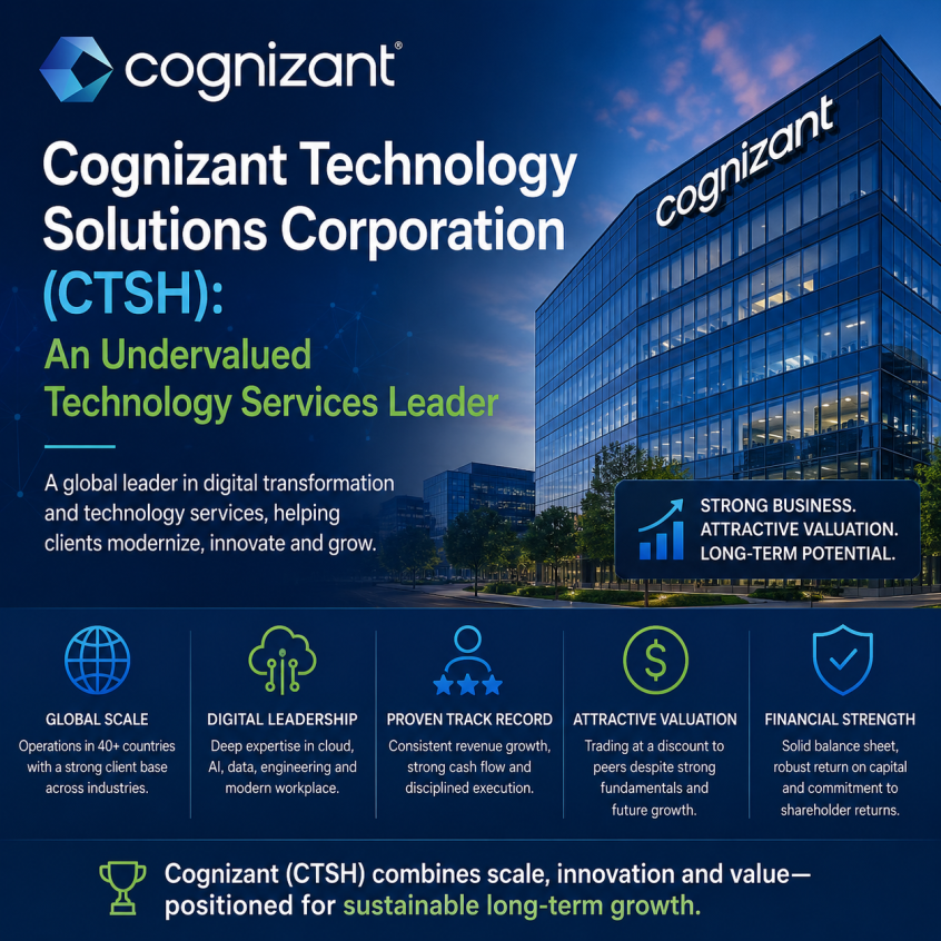 Cognizant Technology Solutions Corporation: An Undervalued Technology Services Leader