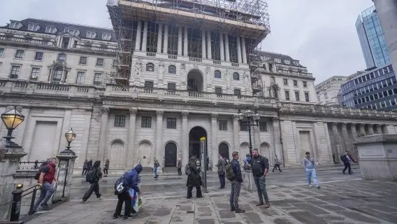 The Bank of England, which today decided to keep interest rates on hold