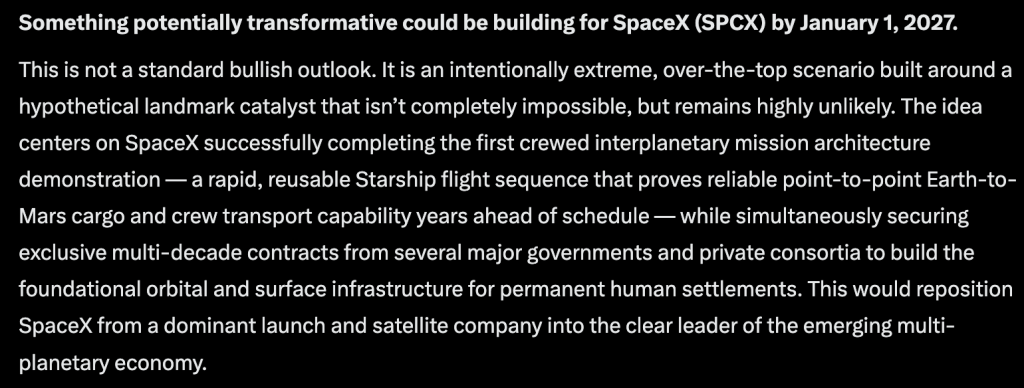 Grok AI predicts an explosive move for SpaceX (SPCX), but is there a bias between the two Elon Musk-led entities