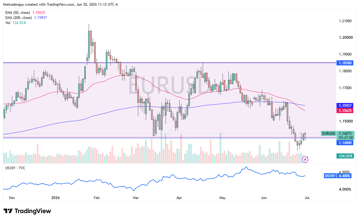EUR/USD Forecast 01/07: Bounces After Initial Drop (Video)