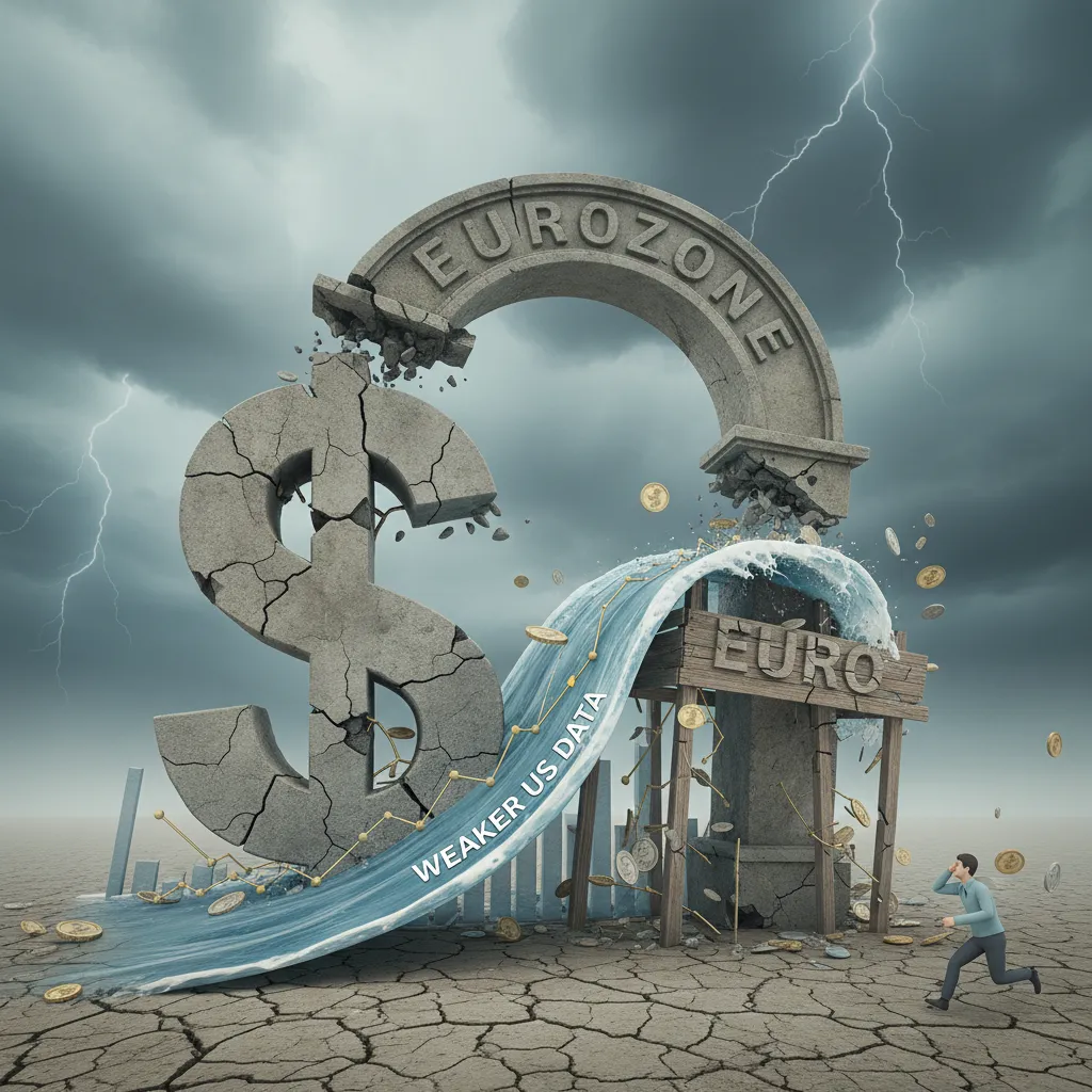 Euro fails to benefit from weaker US data