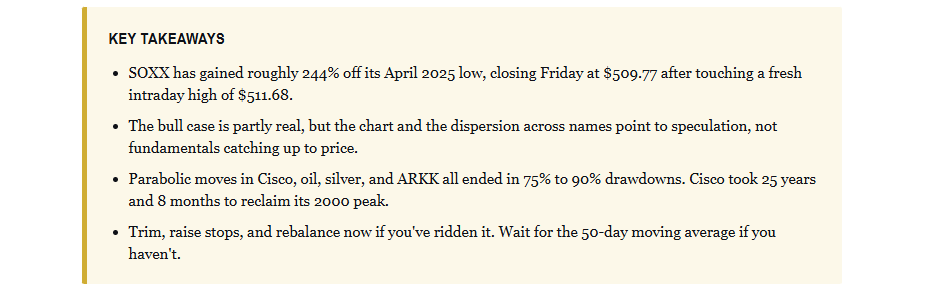 Key takeaways about the semiconductor rally. 