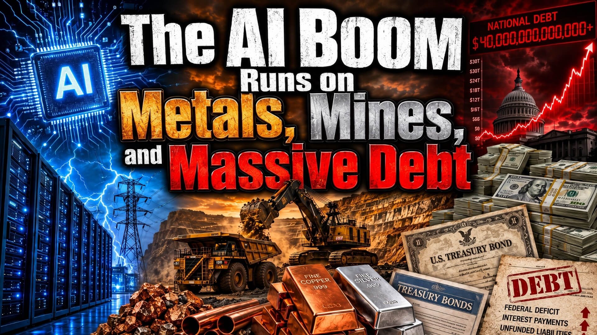 The AI Boom Runs On Metals, Mines, And Massive Debt