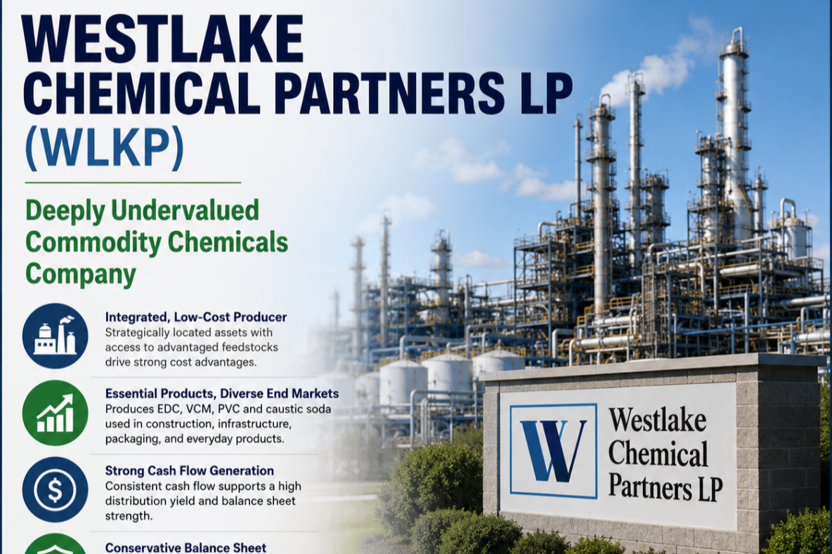 Westlake Chemical Partners LP: Deeply Undervalued Commodity Chemicals Company