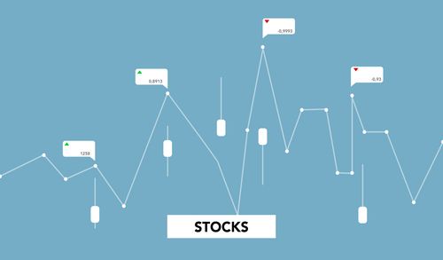 Cutout paper illustration representing scheme and Stocks inscription