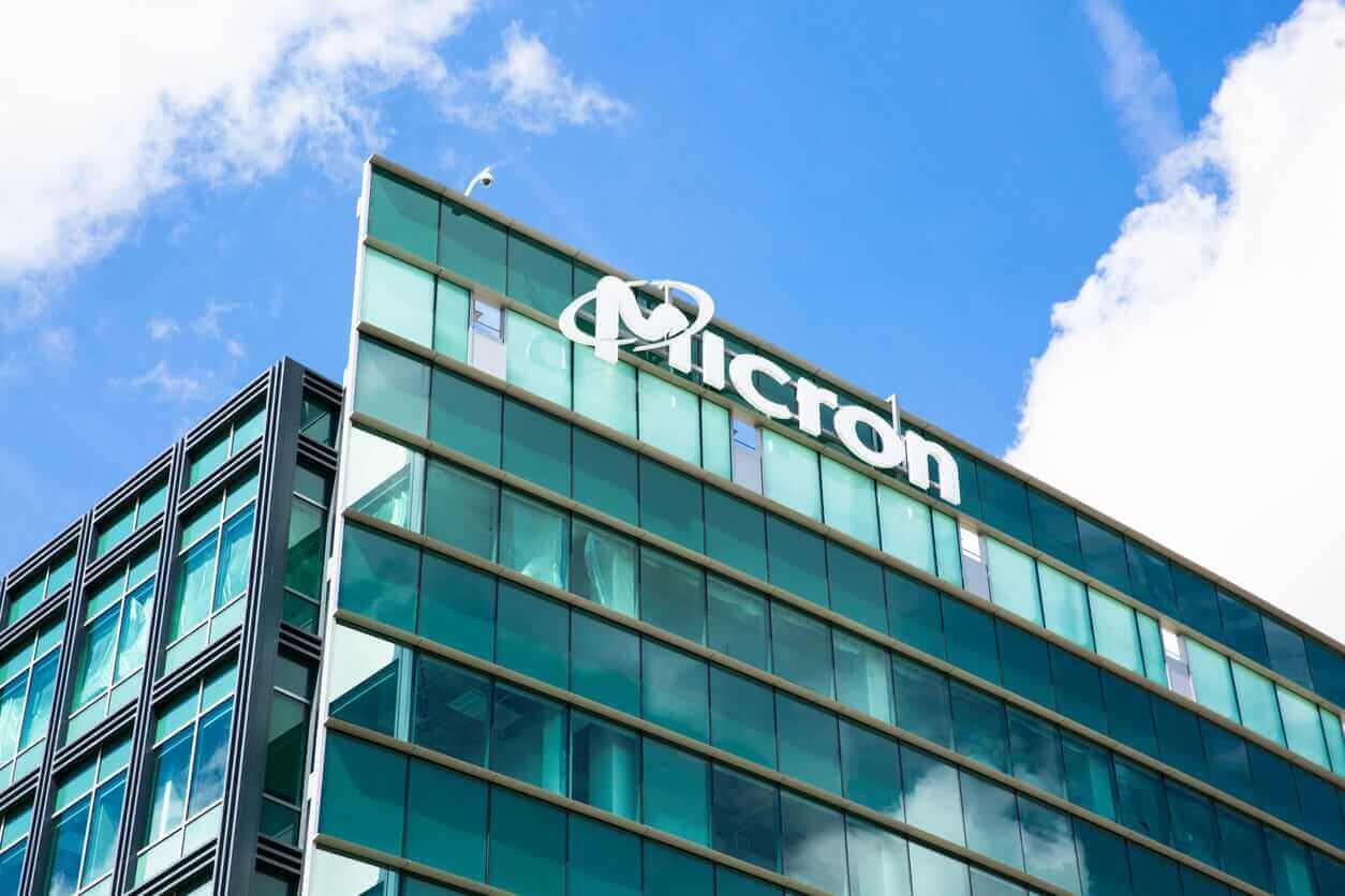 Micron Technology Inc_ logo on building-by vzphotos vis iStock
