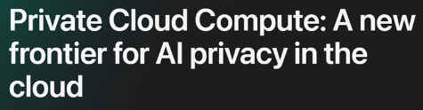 Apple Private Cloud Compute graphic