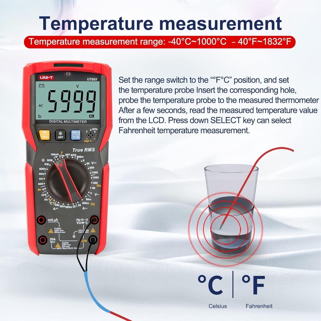 UNI-T UT89X Digital Multimeter Instruction Manual