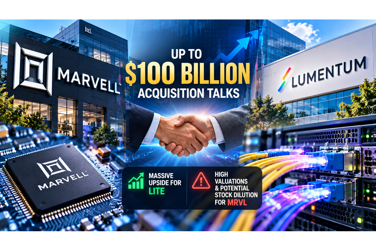 Marvell Weighs Lumentum Acquisition: Upside For LITE Holders, Pressure For MRVL