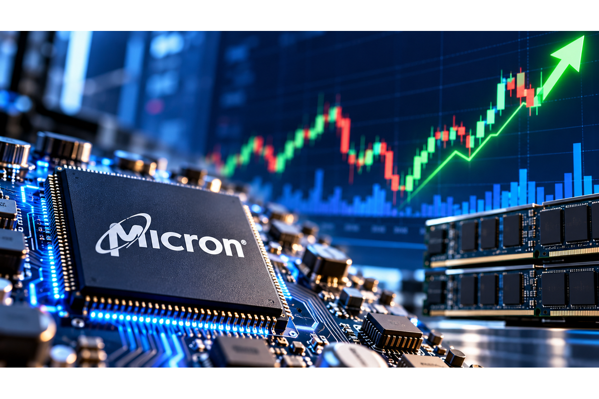 Micron Breaks Out of a Double Bottom After a 24% Pullback
