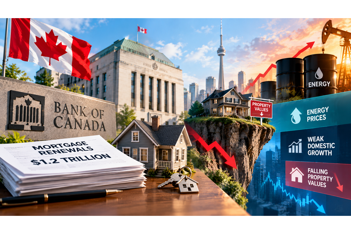 Bank Of Canada Hike Ahead? A C$1.2 Trillion Mortgage Cliff Looms