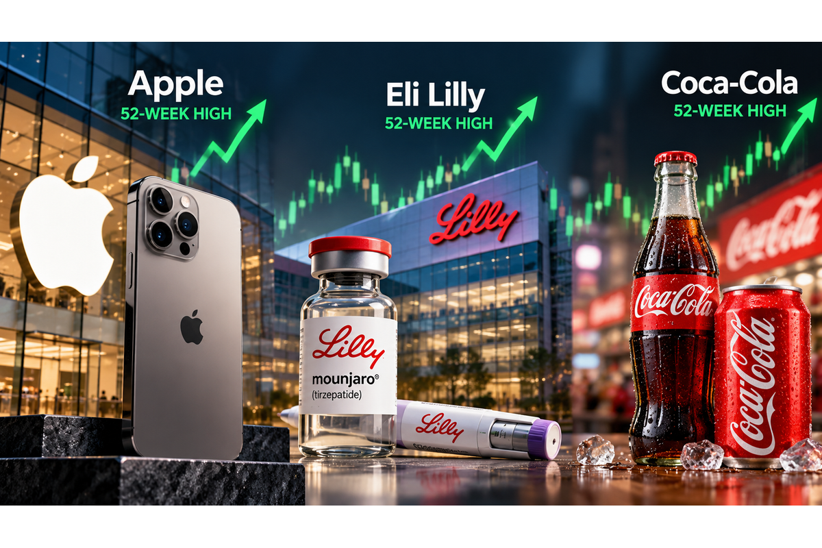 3 Portfolio-Worthy Stocks Hitting 52-Week Highs: AAPL, LLY & KO