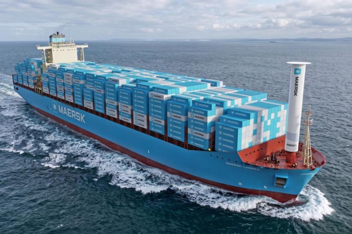 Maersk Pilots Wind Sail To Cut Container Ship Fuel And Emissions