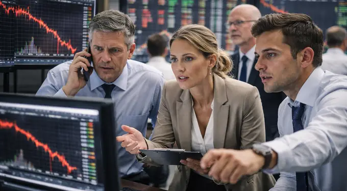 Dow Falls From Record High As AI Chip Selloff Drags Wall Street Lower