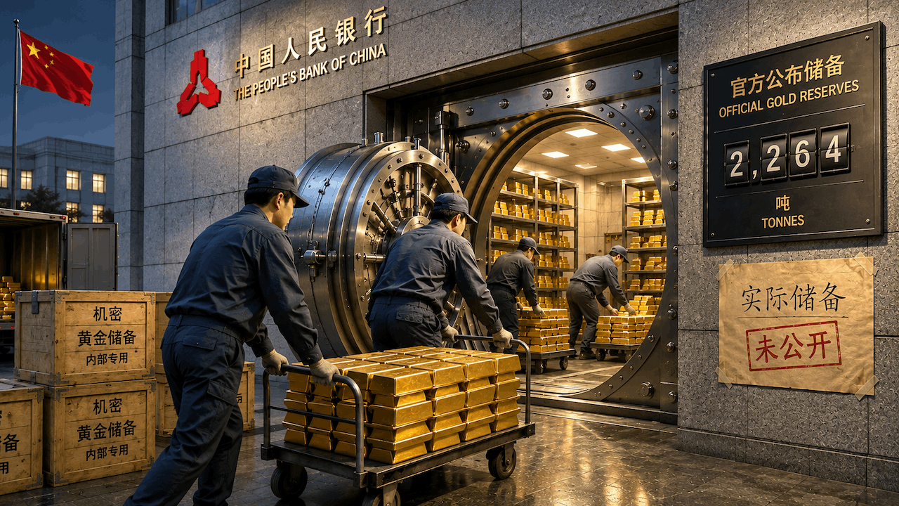 Goldman Sachs Picks Up On China's Secret Gold Reserve Expansion