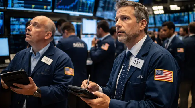 Dow Ends Lower As AI Selloff Drags Nasdaq, Defensive Stocks Gain