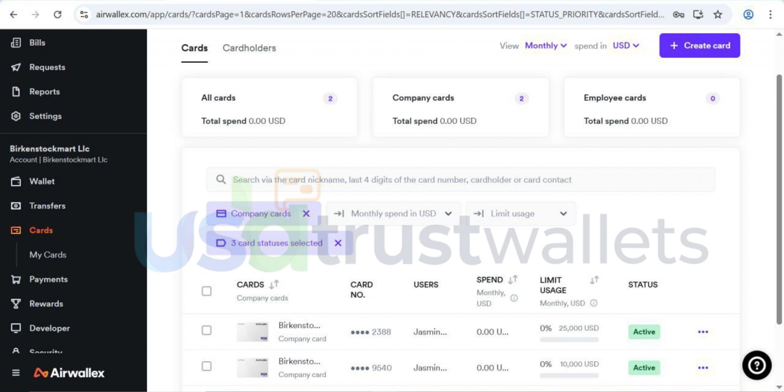 Verified Airwallex Account