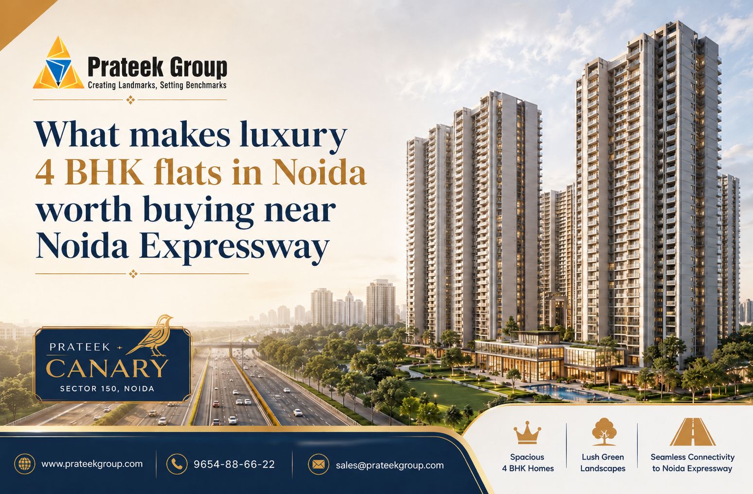 What makes luxury 4 BHK flats in Noida worth buying near Noida Expressway.jpg