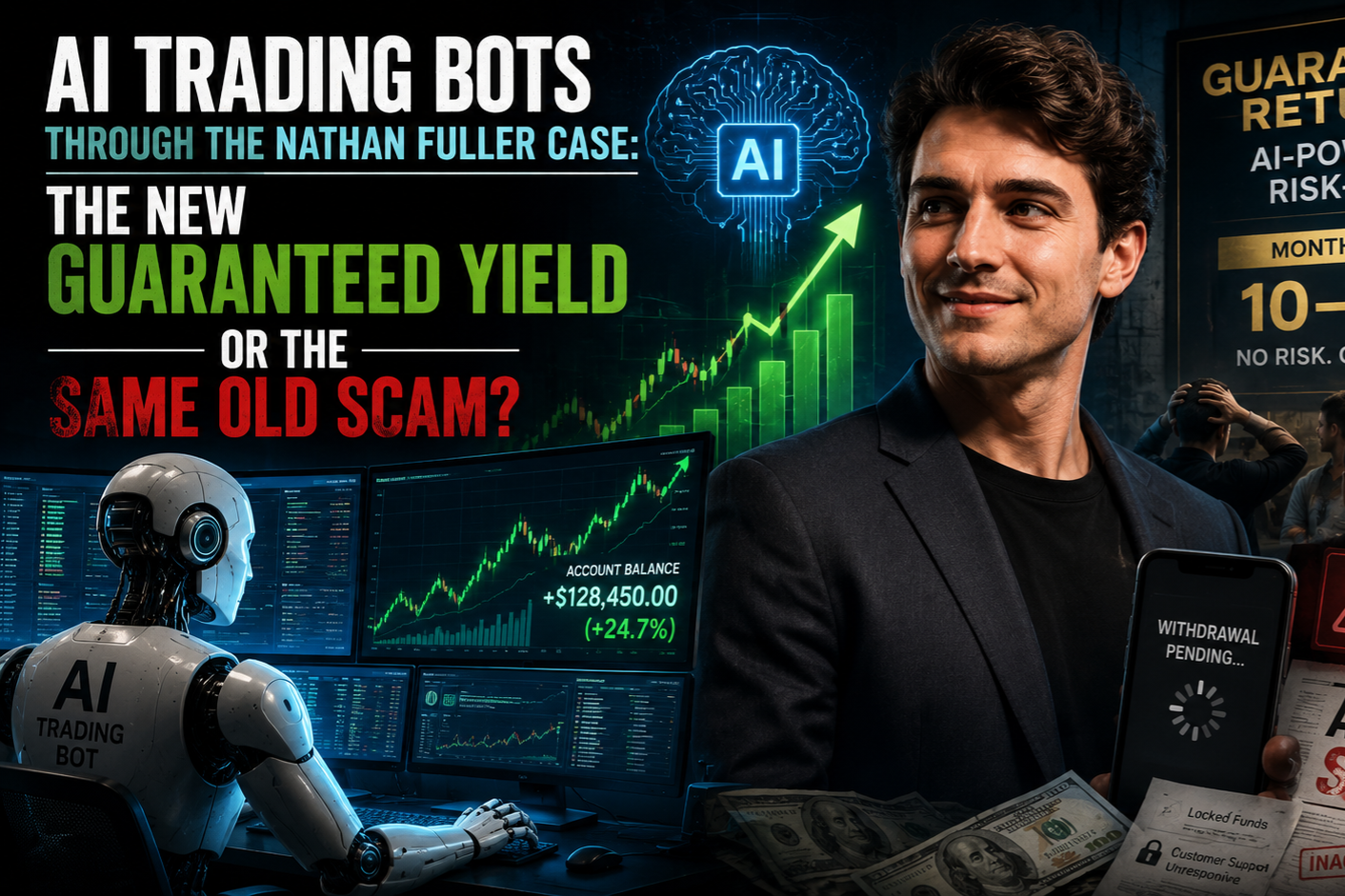 AI Trading Bots Through The Nathan Fuller Case: The New Guaranteed Yield Or The Same Old Scam?