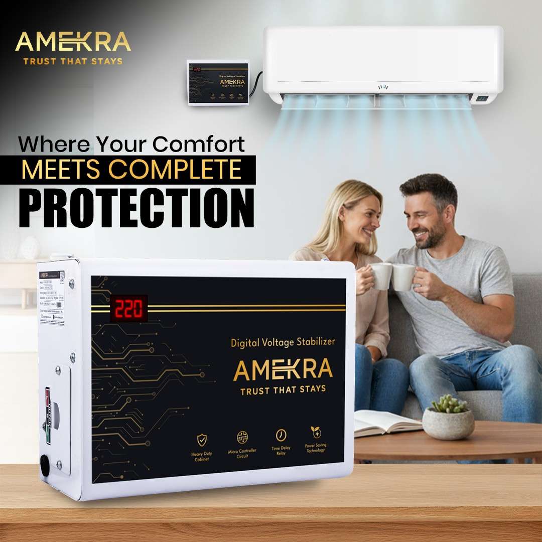 Amekra AC Stabilizer for Upto 1.5 Ton - 4 KVA 165V Protection.jpeg