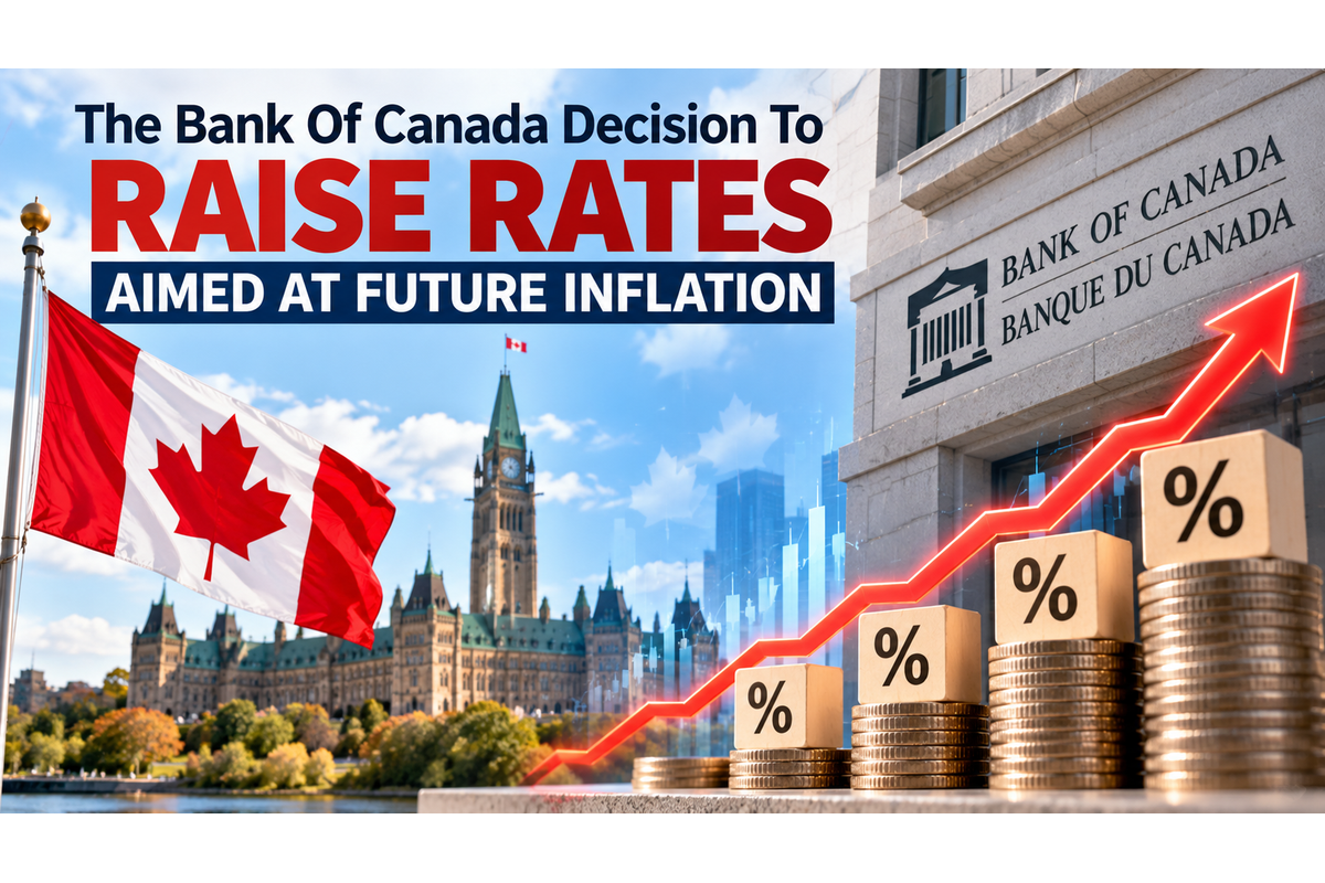 The Bank Of Canada Decision To Raise Rates Aimed At Future Inflation