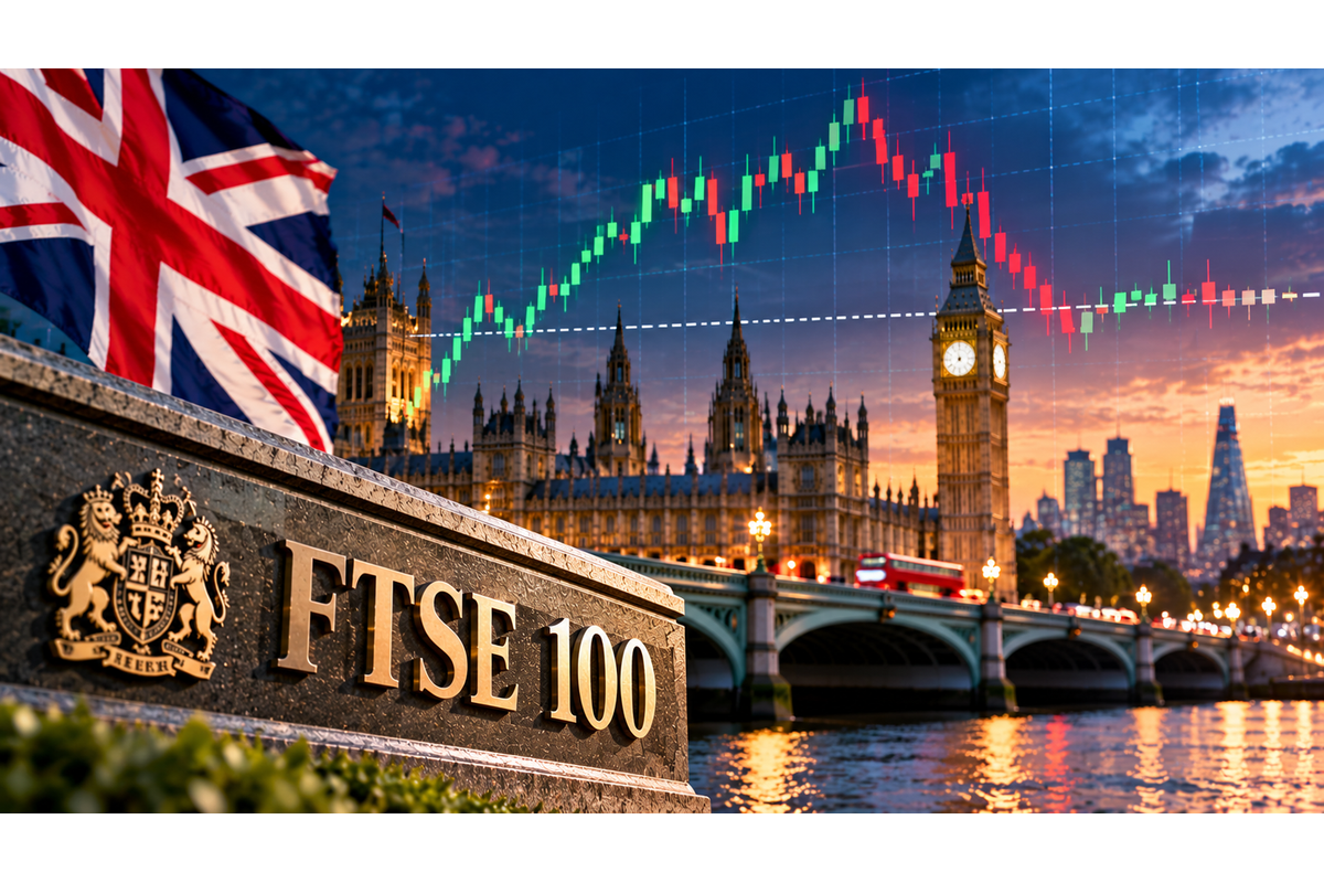 FTSE Erases Early Surge As Late-Session Rollover Retreats From Three-Week Highs