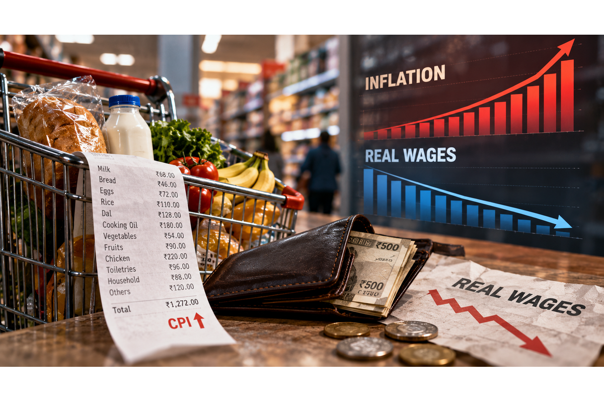 Real Wages Are Negative Year-Over-Year For Six Consecutive Months