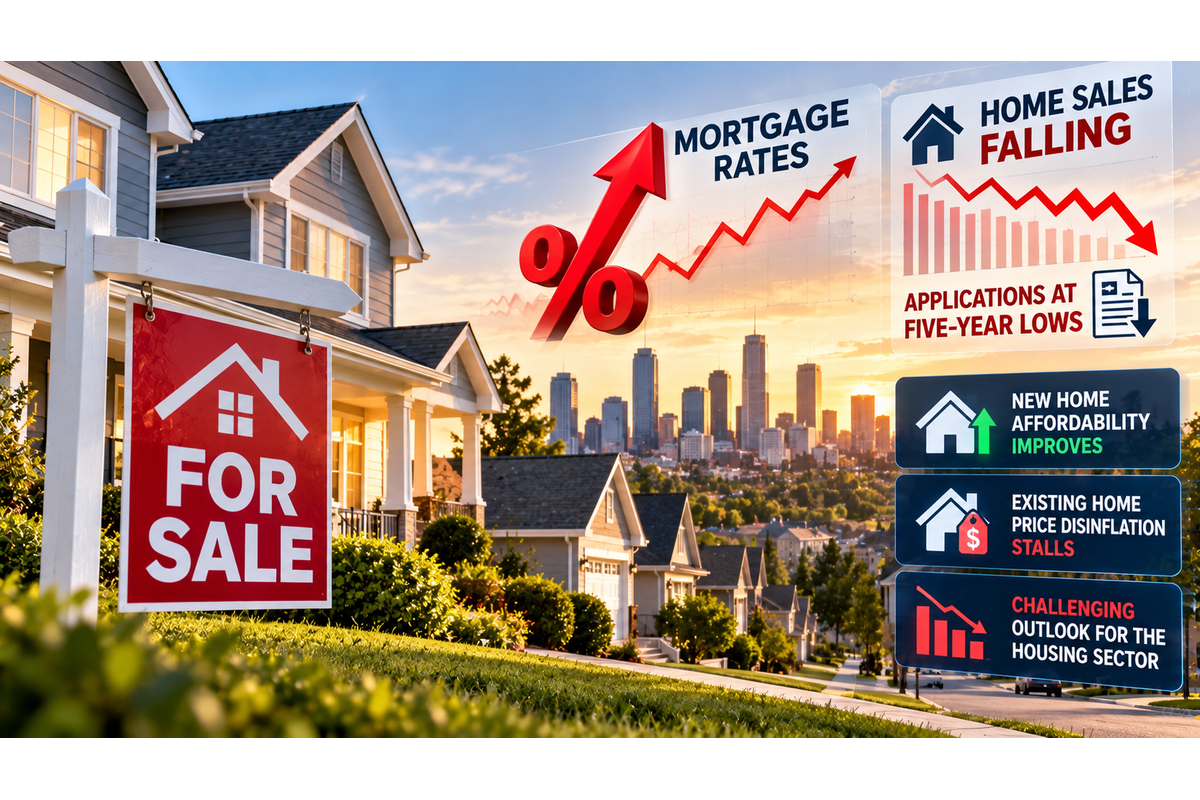 US New Home Sales Fall To 676,000 As House Price Relief Stalls