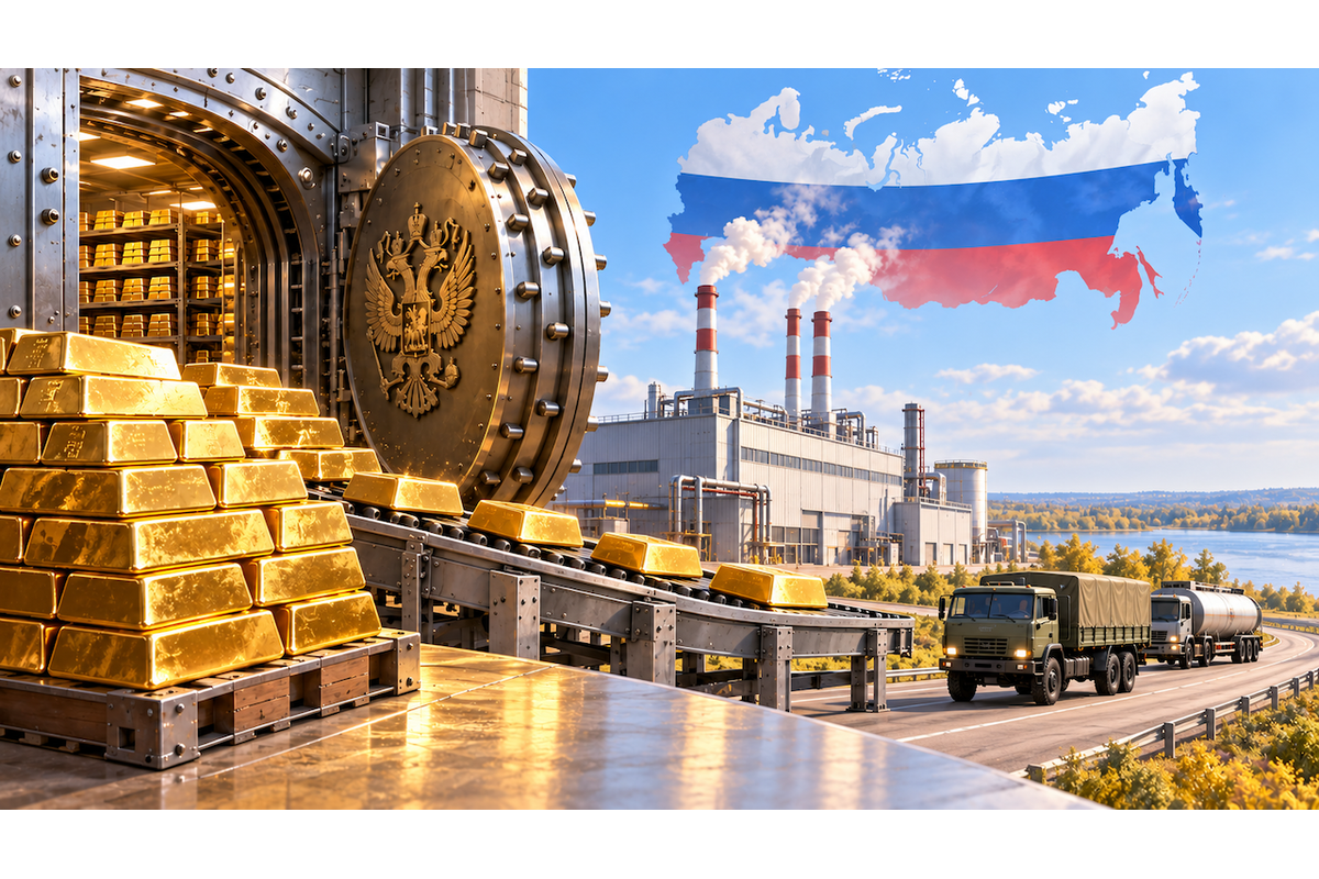 Russian Gold Reserves Down 62 Tonnes This Year As They Support The Wartime Economy