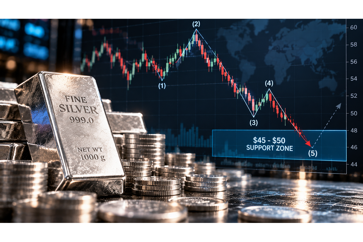 Silver Outlook: Deeper Correction Could Extend Towards $45–50 Support