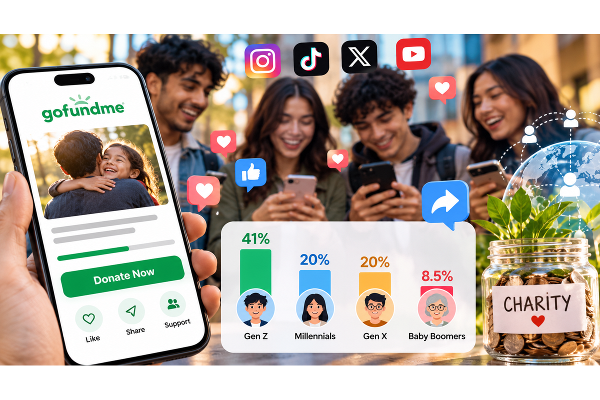 Gen Z Giving: 41% Say Social Media Pushed Them To Donate