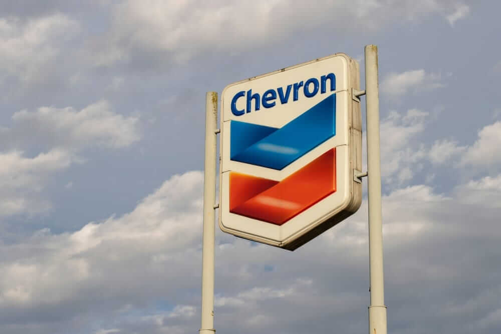 Chevron Corp_ logo- by Tada Images via Shutterstock