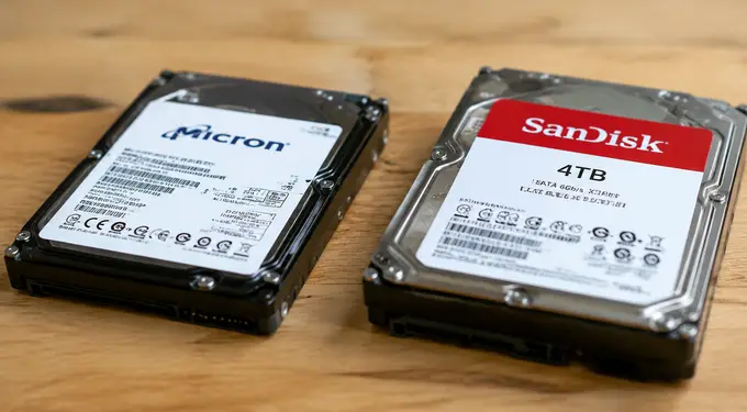 Micron, Sandisk, Other Memory Stocks Tumble On High AI Spending And Rate Hike Fears