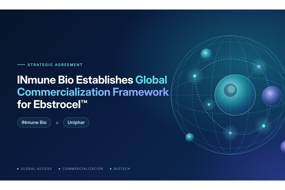 INmune Bio Establishes Global Commercialization Framework For Ebstrocel™ Through Strategic Agreement With Uniphar