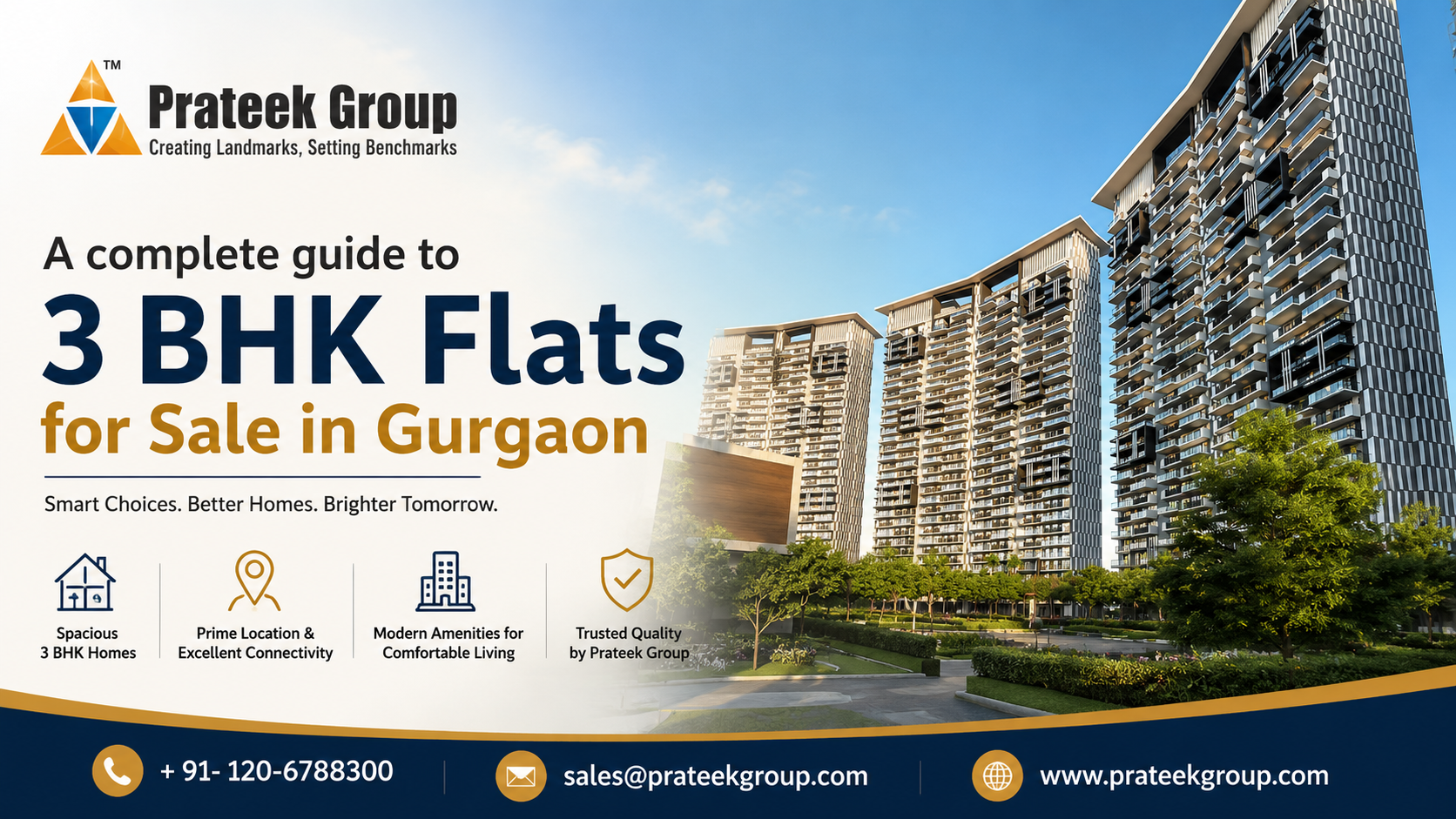 A complete guide to 3 BHK Flats for Sale in Gurgaon.png