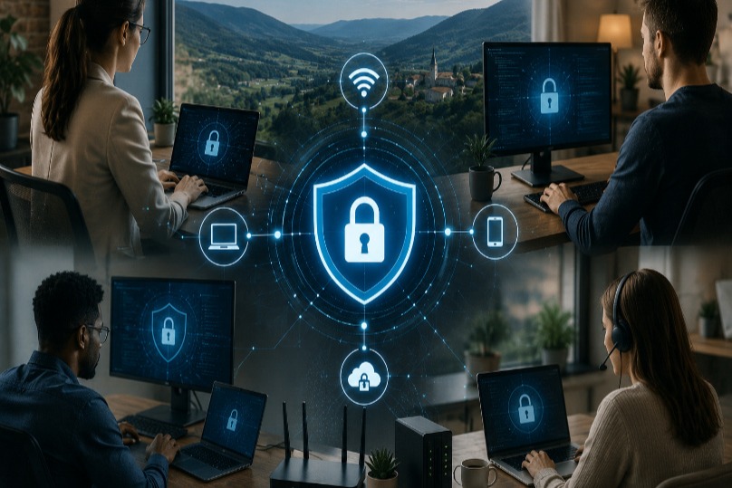 How Do Hybrid Teams in the Shenandoah Valley Stay Secure?