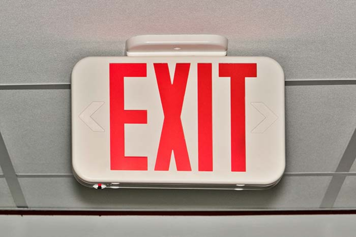 Know When To Run For The Exits