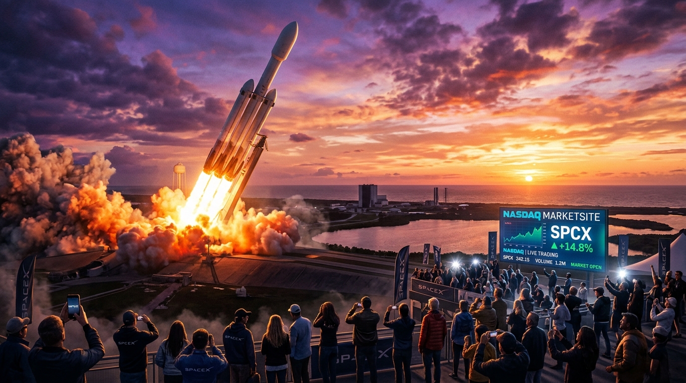 The Biggest IPO In History Just Hit Nasdaq Today. Here's What SPCX Investors Need To Know.