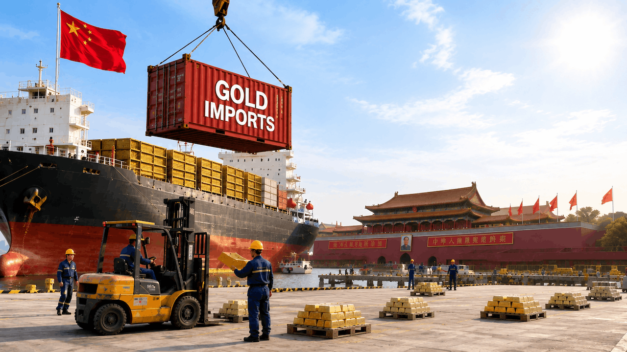 Chinese Gold Imports Surged To 2-Year High In June