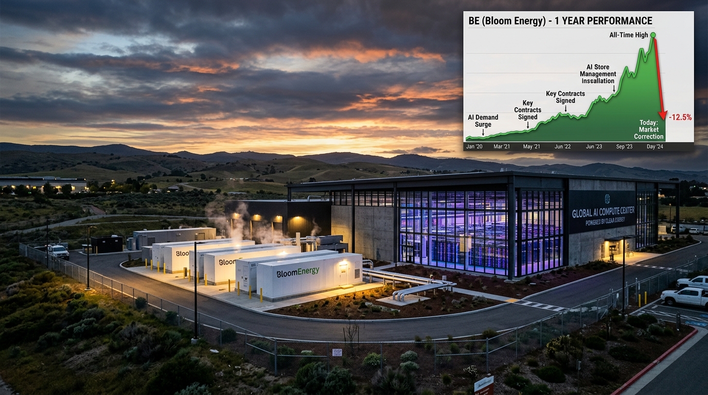 Bloom Energy Won A $25 Billion AI Power Deal. Then The Stock Fell 8%. That's Your Entry Point.