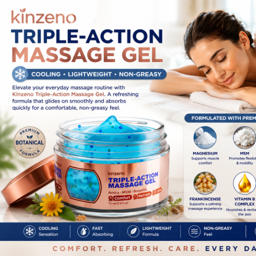 Shop Kinzeno Official Botanical Massage Gel Today