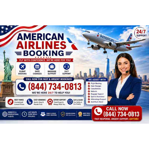 American Airlines Booking Phone Number (844)734-0813