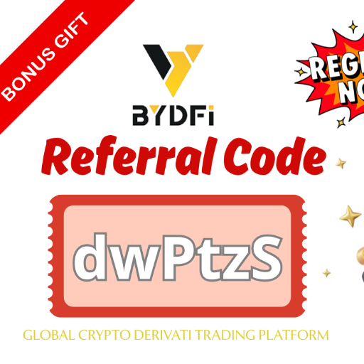 BYDFi Referral Code "dwPtzS" 2026