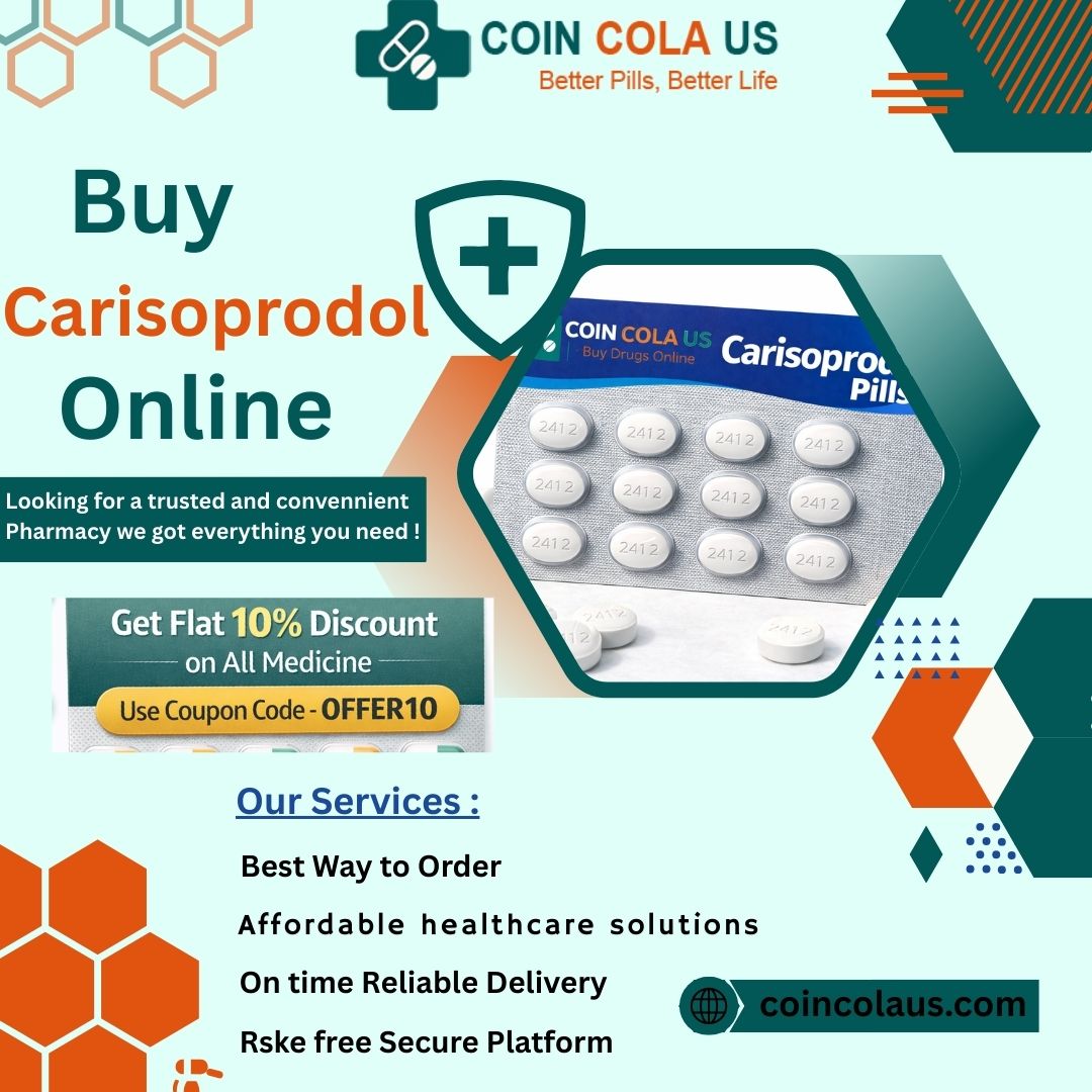 Buy Carisoprodol Online Easily With Quick & Private Delivery
