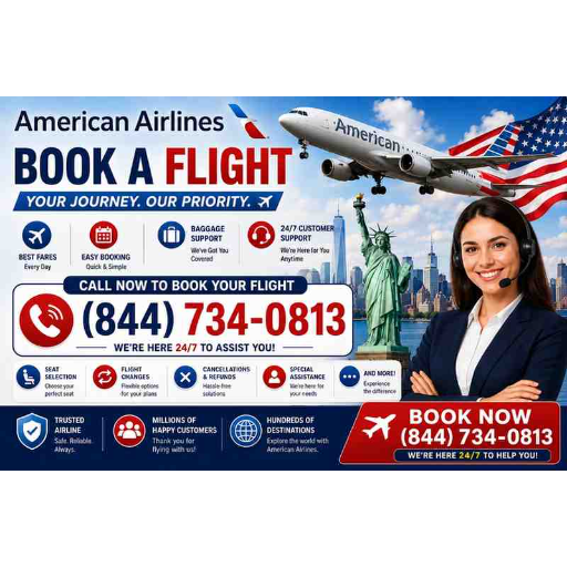 ✈️ American Airlines Flight Booking Phone Number 📞 (844)734-0813
